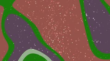 resúmenes líquido partículas resumen vistoso animado antecedentes con Moviente formas y reluciente partículas, sin costura lazo para diseño video