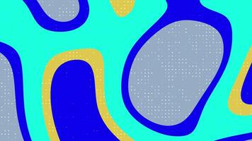 Abstracts Liquid Blink Dot Abstract animated background with colorful shapes and dots moving, modern and dynamic design, seamless loop video