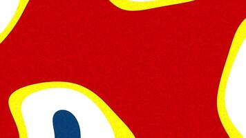 klassisk preppy dynamisk abstrakt animering av färgrik former strömmande och morphing i en sömlös och oändligt kreativ rörelse video