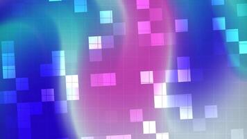 Abstracts Blink Square Abstract background animation with colorful tiles and light effects for modern presentations and design video