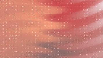 höst orange neutral abstrakt bakgrund med virvlande färger, subtil rörelse, och vit prickar skapande en modern digital effekt video