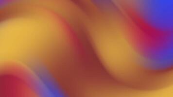 abstracts vibrerande färgrik lutning bakgrund animering med slät, strömmande vågor och skiftande Färg övergångar video