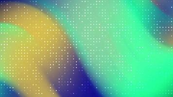 resumos piscar ponto abstrato fundo animação com vibrante cores, sutil ponto matriz padrão, e suave gradiente transições. video