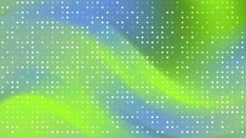 resúmenes parpadeo punto resumen antecedentes animación presentando brillante puntos en un vibrante azul y verde degradado fondo movimiento. video