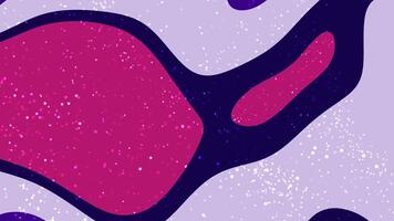 abstracts flytande partiklar abstrakt animering av färgrik former strömmande tvärs över de skärm med skimrande partiklar av ljus effekt video