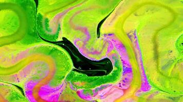 resumen vistoso color pintar explotar difusión psicodélico movimiento video