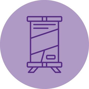 Rollup Module Builder Line Two Tone Circle vector