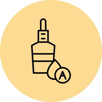 Smooth Finish Face Primer Line Two Tone Circle vector