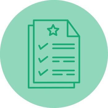 Interactive User Feedback Form Line Two Tone Circle vector