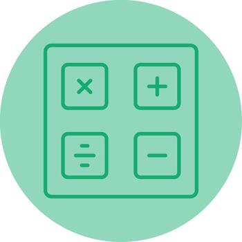 Transparent Protractor Tool Line Two Tone Circle vector