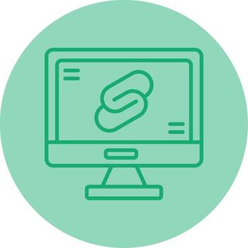 Svelte Reactive Component Icon Line Two Tone Circle vector