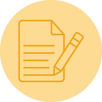 Web Manifest Config File Line Two Tone Circle vector