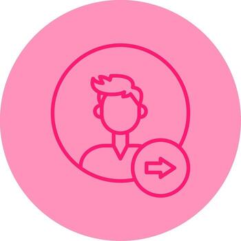 Checkout Payment Process Line Two Tone Circle vector