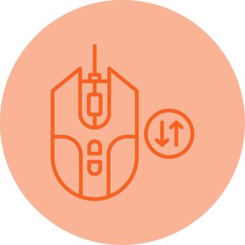 Sort List Items Line Two Tone Circle vector