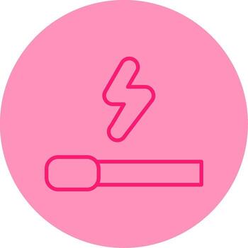 acumulado experiencia puntos línea dos tono circulo vector