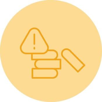 Desbordamiento error en cálculo línea dos tono circulo vector