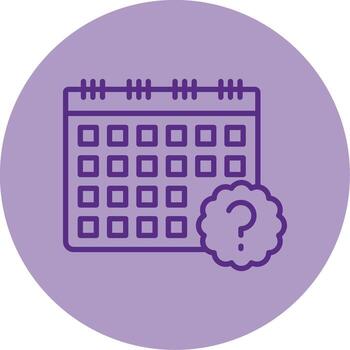 Project Execution Difficulties Report Line Two Tone Circle vector