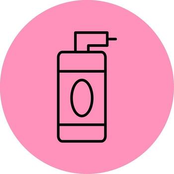 Invisible Hydrocolloid Pimple Patch Line Two Tone Circle vector