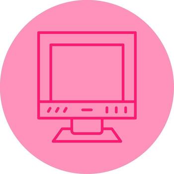 Real Time Risk Monitor Panel Line Two Tone Circle vector