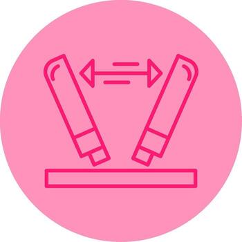 Payload Too Large Error Line Two Tone Circle vector