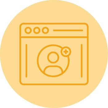 Too Many Requests Rate Limit Line Two Tone Circle vector