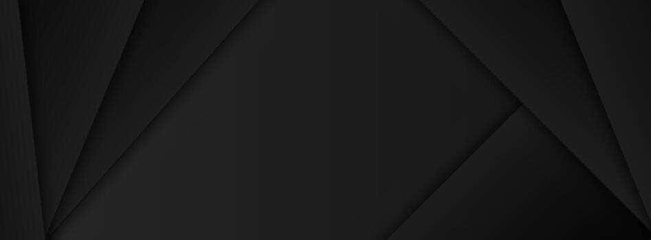 negro geométrico 3d antecedentes con triángulo formas futurista y elegante estilo para marca vector