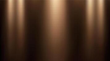 Dark brushed bronze metallic texture with vertical light reflections vector