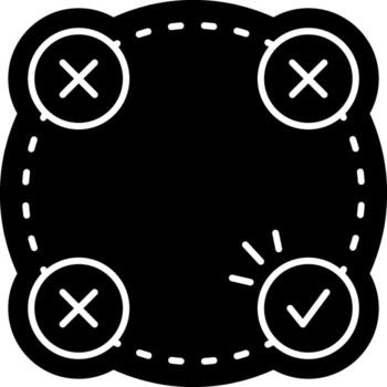 Step by Step Testing Icon vector