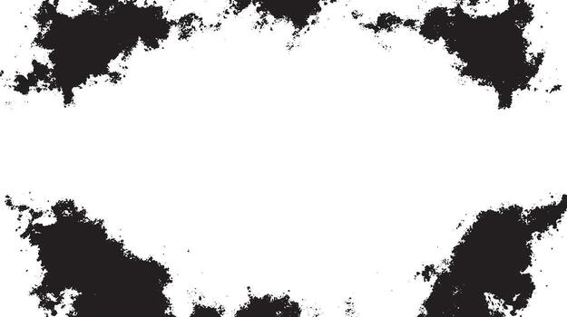 grunge tinta frontera marco textura antecedentes vector