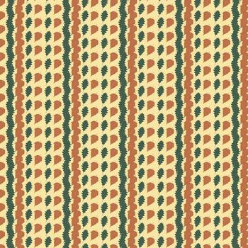 Colorful leaf pattern design vector