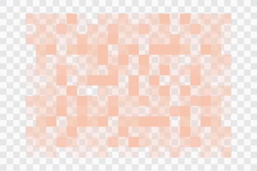 Set gray Pixel censor blur mosaic signs elements background. Pixelated effect texture bar. Privacy square content vector
