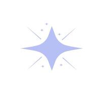 Sparkling starburst effect with subtle light flares and bright, clean design elements for celebratory moments vector