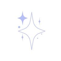Sparkling starburst design with subtle light effects, perfect for celebratory or magical themes, modern and clean. vector