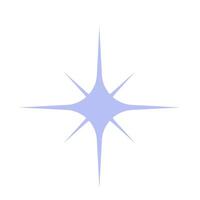 Sparkle graphic with soft light and clean abstract design, perfect for festive or magical themes vector