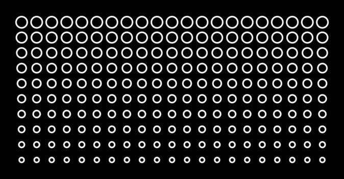 negro y blanco un conjunto de ondulado, vibrante, y pulsante líneas. gráfico elementos para música aplicaciones, presentando igualada íconos con onda de sonido puntos en negro antecedentes. vector