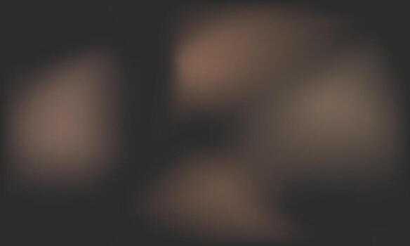 Dark Brown and Black Blurred Gradient Background Elegant Minimal Texture, Elegant abstract background featuring a smooth brown and black gradient blur. vector