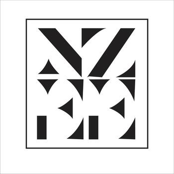 Abstract geometric pattern isolated on white background vector