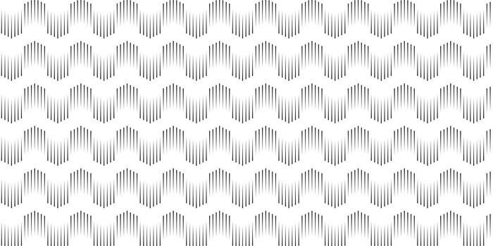 Abstract zig zag line geometric seamless background pattern design vector