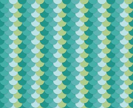 Green oval seamless pattern abstract geometric texture vector