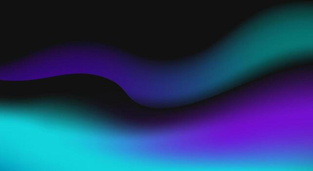 Abstract blurred gradient wave background vector