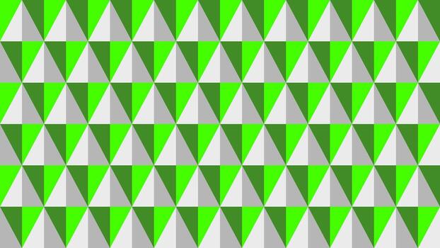 Seamless and modern abstract design. This pattern features an endless array of sharp, triangular shapes in a cool green and neutral gray palette, perfect for backgrounds or textures. vector
