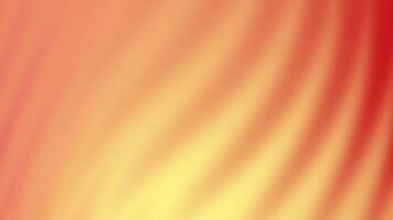 slät och glansig röd, gul och orange snurra suddig lutning abstrakt bakgrund. suddig rörelse design den där flöden och upprepningar oändligt video