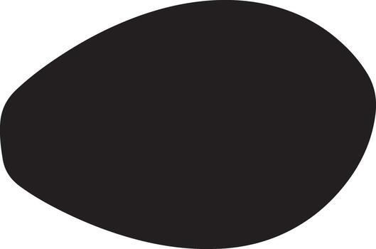 Irregular Shaped Graphic Element Abstract Blob Design Logo vector