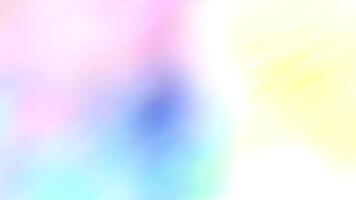 Soft ethereal light circle transitions from bright center to calming blue and green gradient background video