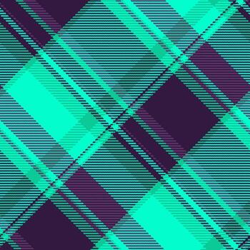 Awesome background textile texture, duvet pattern seamless fabric. Nostalgic check tartan plaid in bright and dark colors. vector