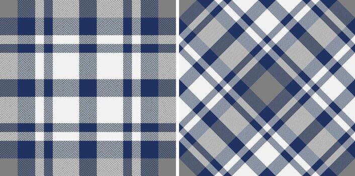 pattern textile of plaid tartan texture with a check fabric background seamless. Set in stylish colors. Geometric unique identity design. vector