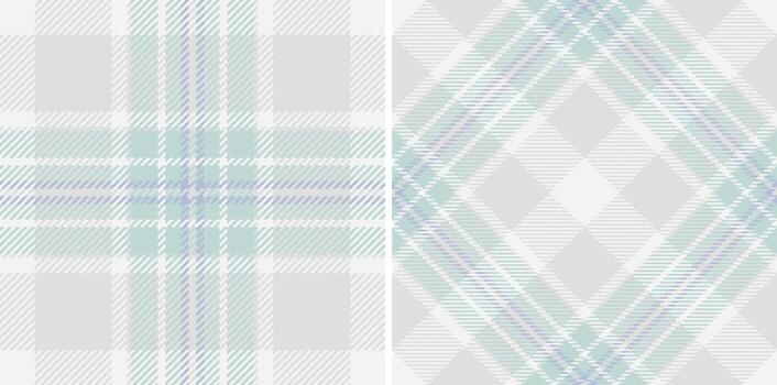 Elegant plaid patterns in soft pastel tones. Ideal for backgrounds, textiles, and designs requiring a sophisticated, classic, and understated aesthetic. Versatile for web or print. vector