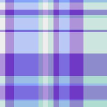 Part seamless plaid tartan, structure pattern textile background. Winter texture check fabric in indigo and light colors. vector
