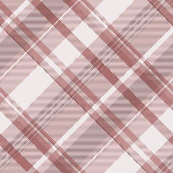 Xmas seamless fabric background, picnic pattern texture check. Crease tartan plaid textile in white and red colors. vector