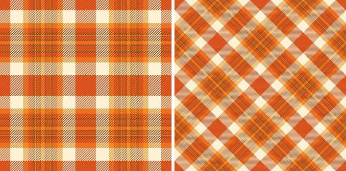 acogedor tartán patrones en calentar otoñal matices sin costura diseño ofertas rústico encanto, Perfecto para antecedentes, textiles, y estacional proyectos versátil textura. vector